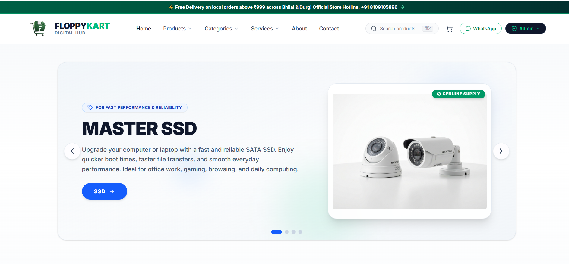 FloppyKart E-Commerce Storefront